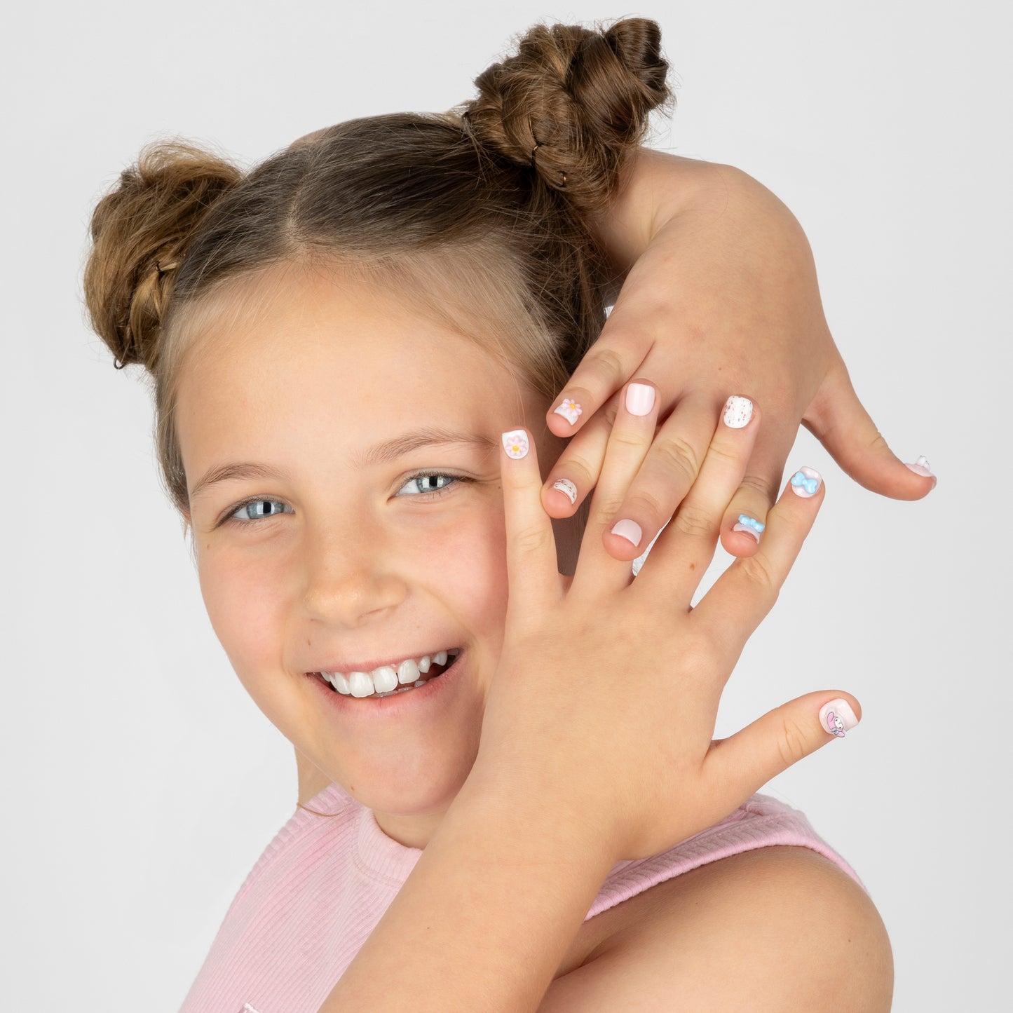 My Melody kids 3D Luxury Handmade Press-On Nails