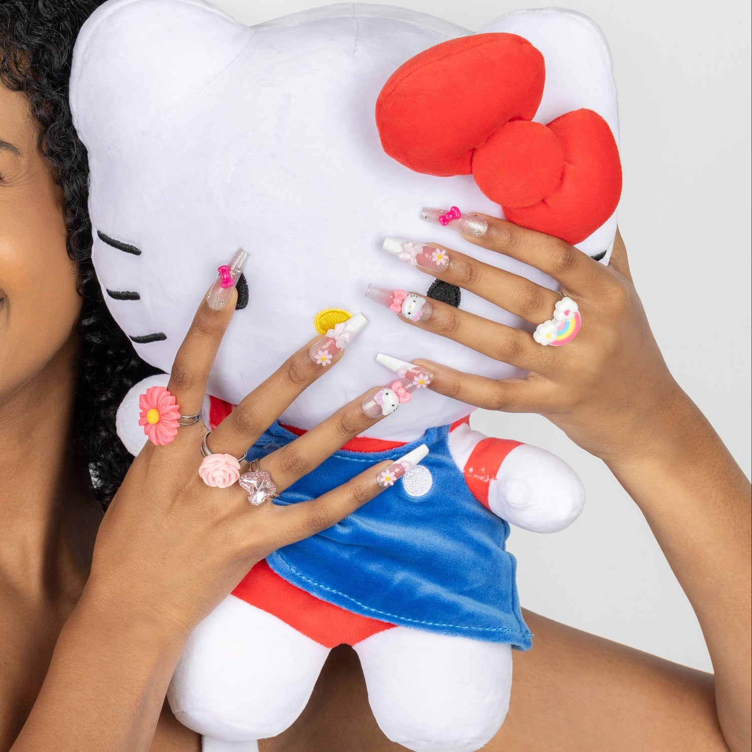 Hello Kitty 3D Luxury Handmade Press-On Nails - 3H Nails