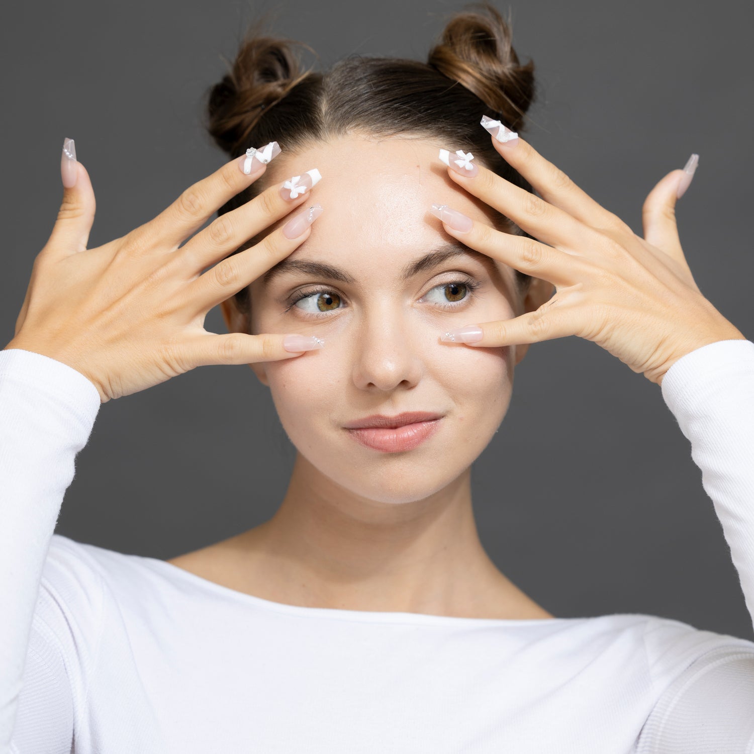 3H Luxury Handmade Press-on Nails - Blush Ballet - 3H Nails