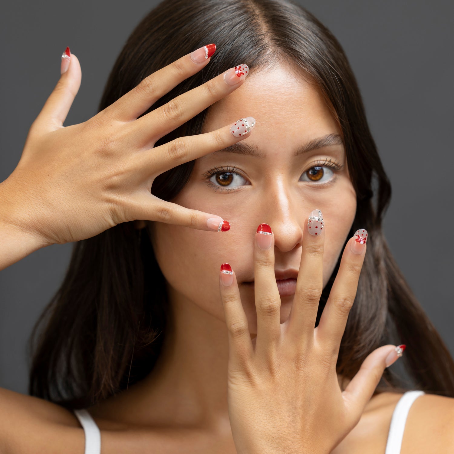 3H Luxury Handmade Press-on Nails - Cherry Kiss - 3H Nails