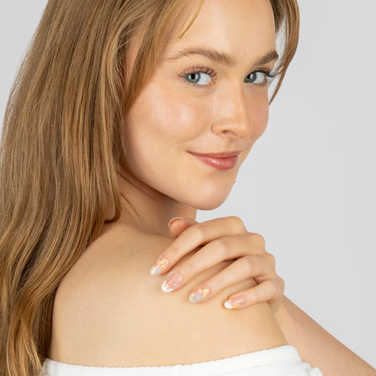 3H Luxury Handmade Press-on Nails - Pastel Petals