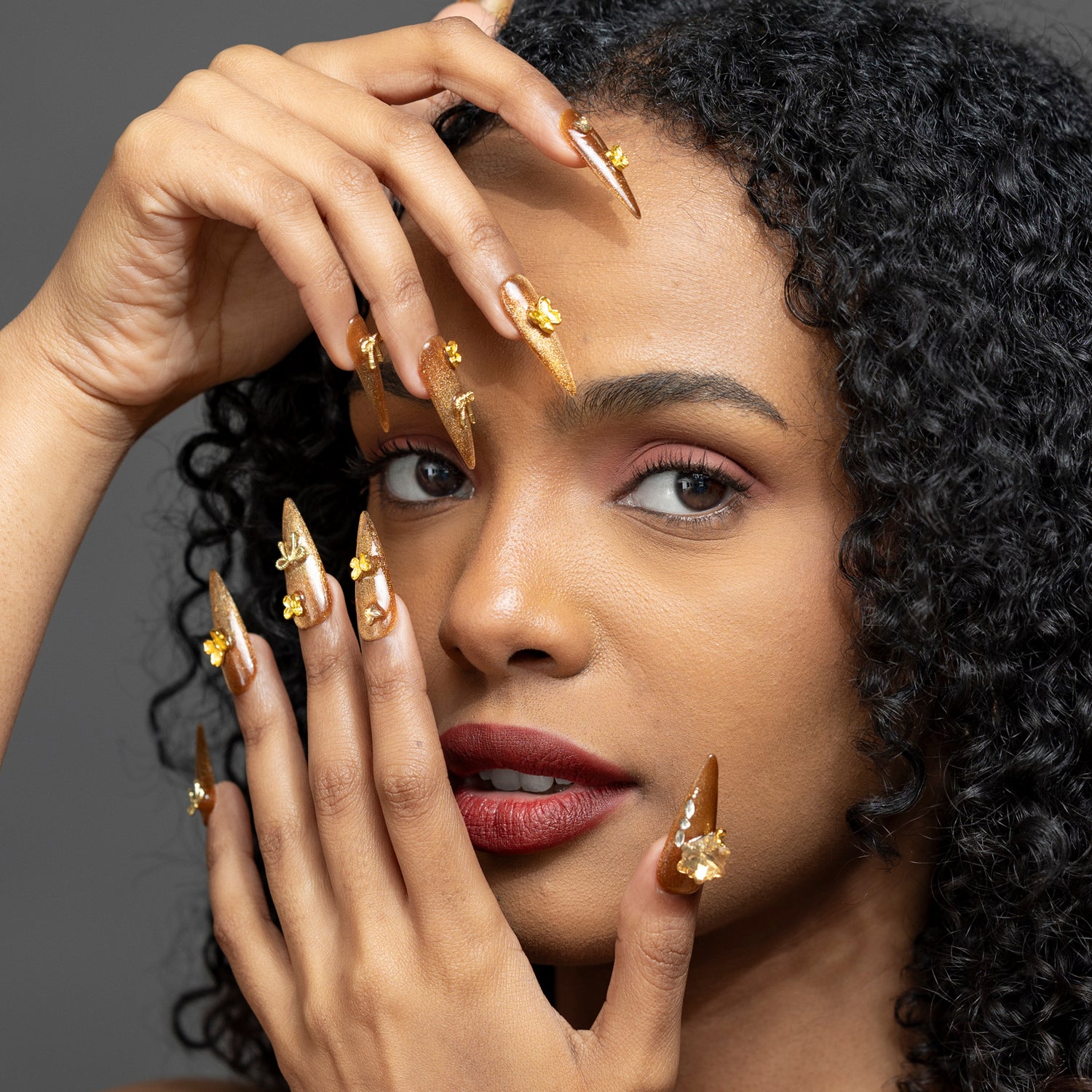 3H Luxury Handmade Press-on Nails - Gold Rush - 3H Nails