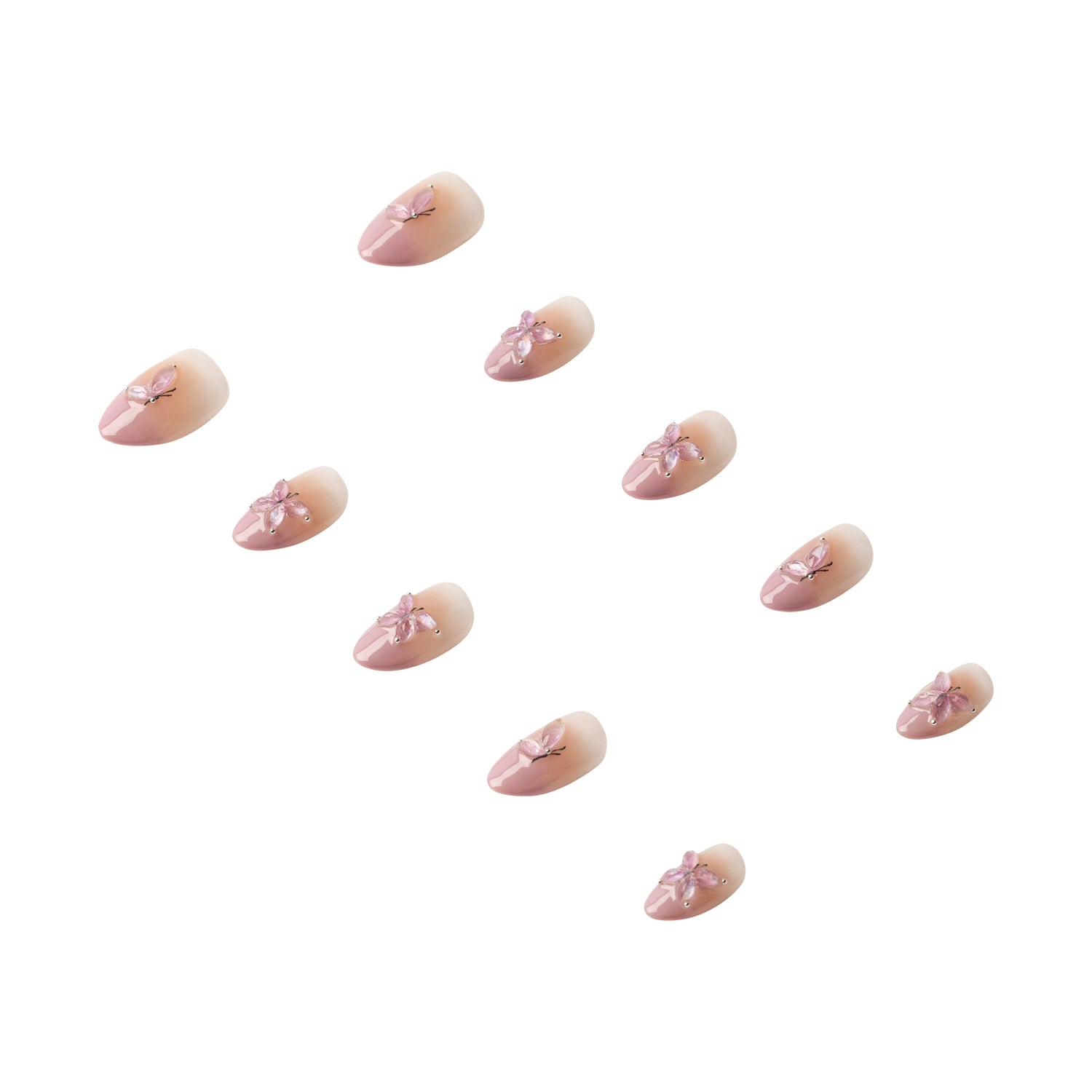 3H Luxury Handmade Press-on Nails - Flirt Alert - 3H Nails