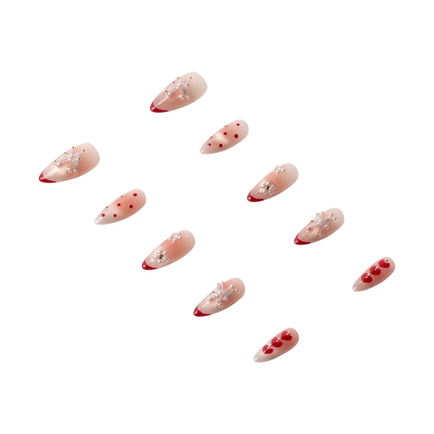 3H Luxury Handmade Press-on Nails - Cherry Blossom
