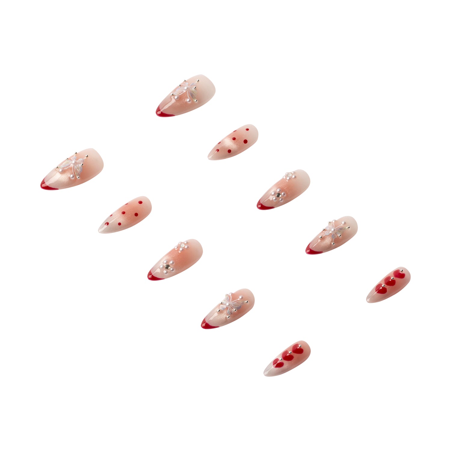 3H Luxury Handmade Press-on Nails - Cherry Blossom - 3H Nails