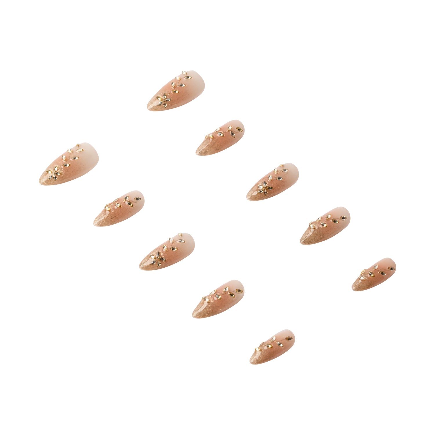 3H Luxury Handmade Press-on Nails - Moonlit Kiss - 3H Nails