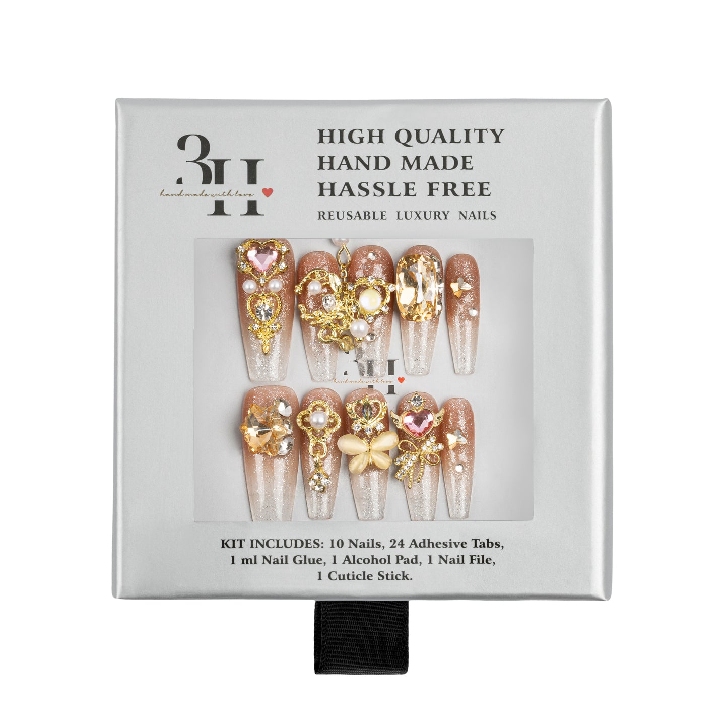 3H Luxury Handmade Press-on Nails - Fairy Whispers