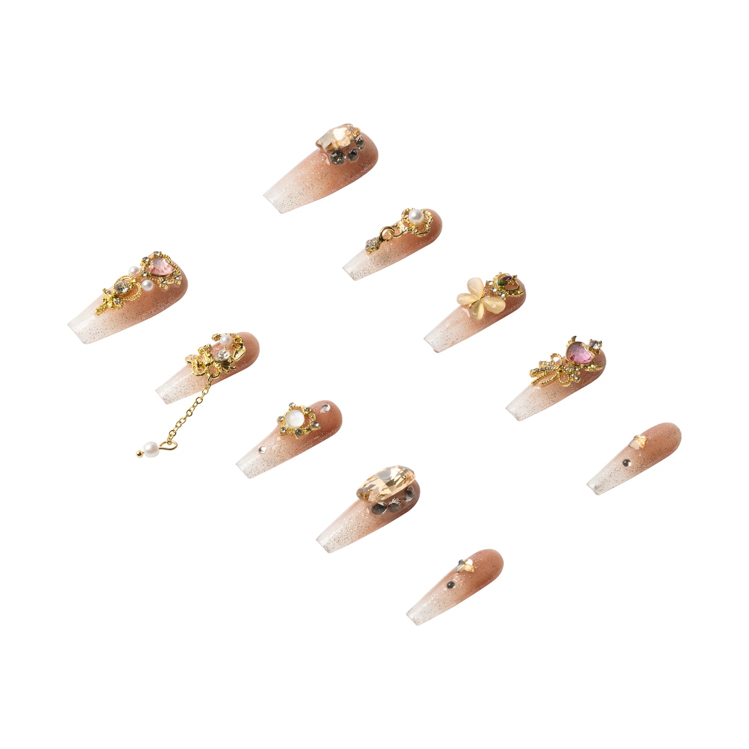 3H Luxury Handmade Press-on Nails - Fairy Whispers - 3H Nails