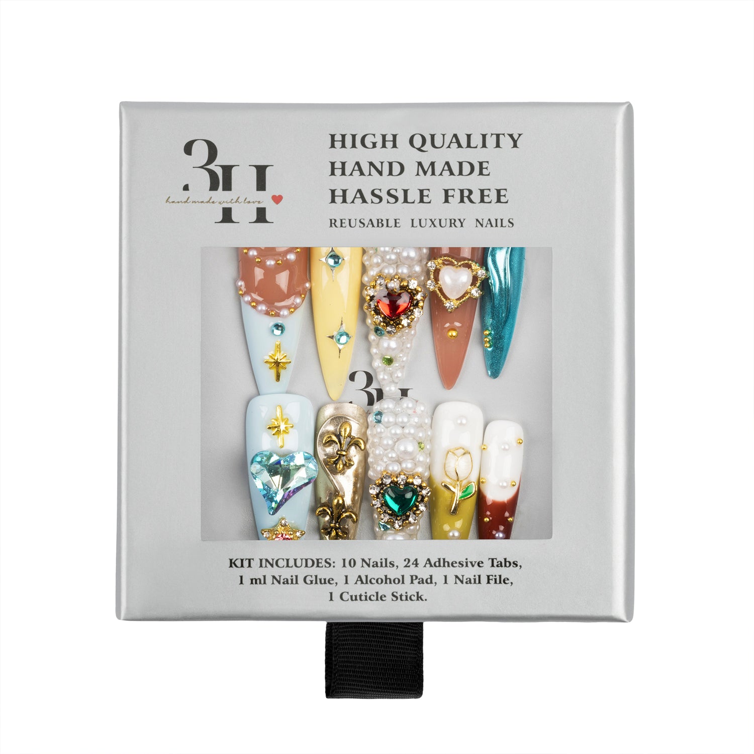 3H Luxury Handmade Press-on Nails - Majestic Fantasy - 3H Nails