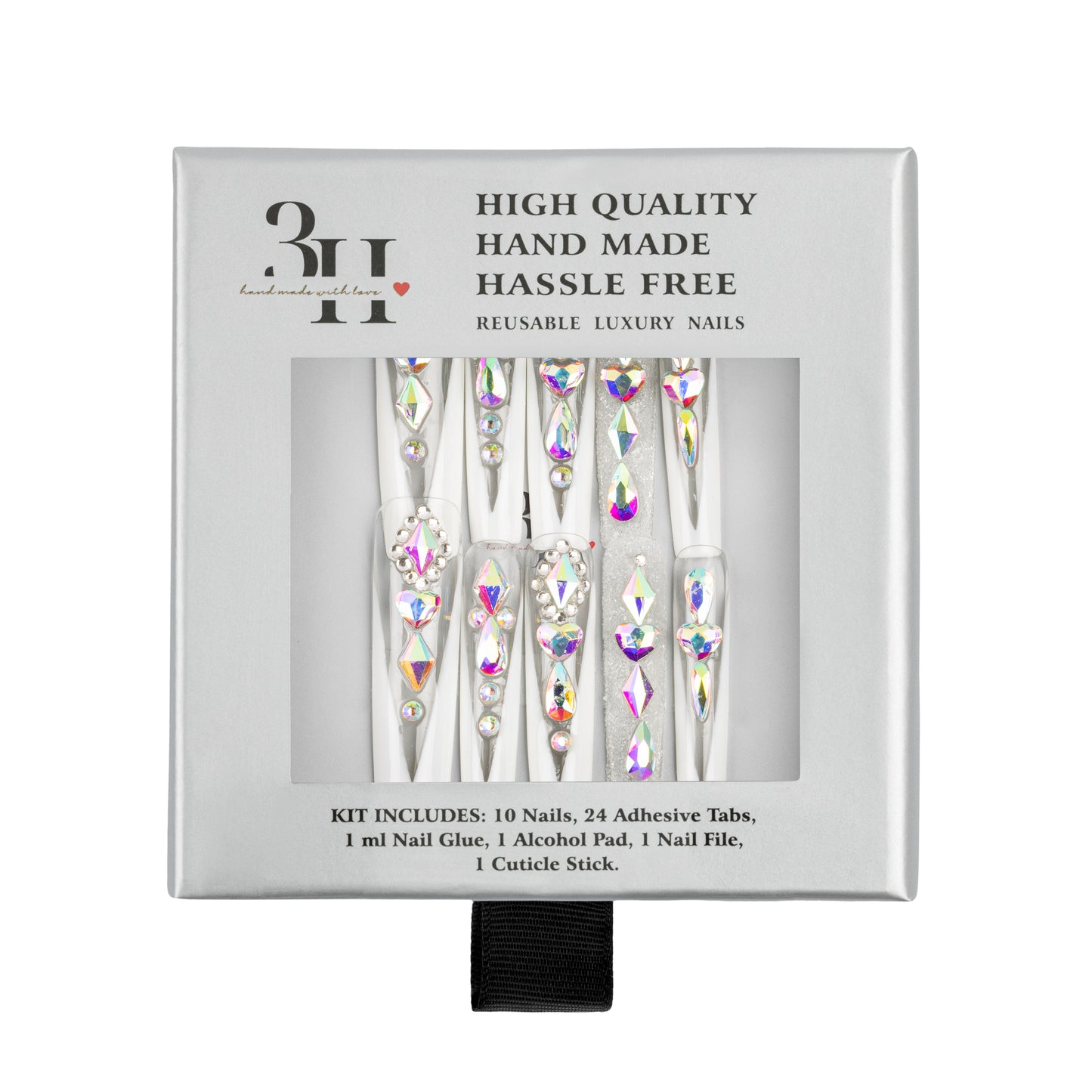 3H Luxury Handmade Press-on Nails - Runway Royale