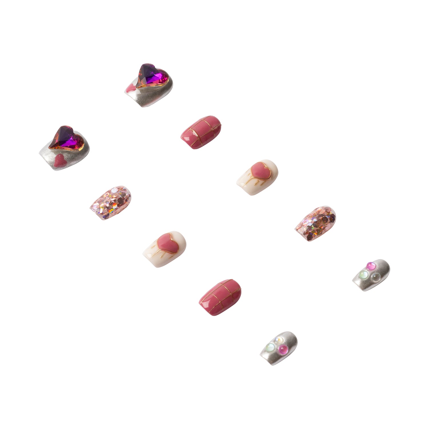 3H Luxury Handmade Press-on Nails - Amoré