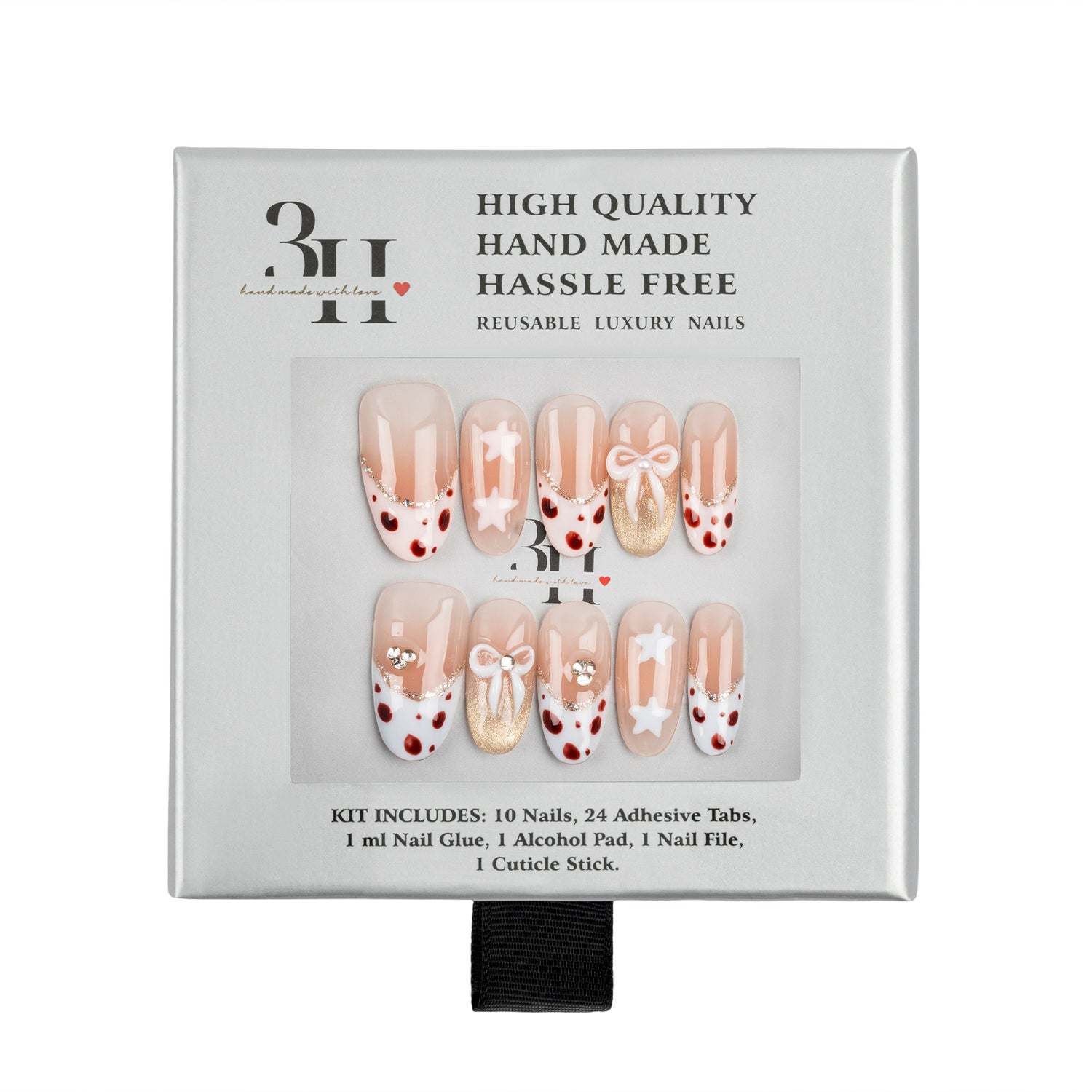 3H Luxury Handmade Press-on Nails - Starlet - 3H Nails