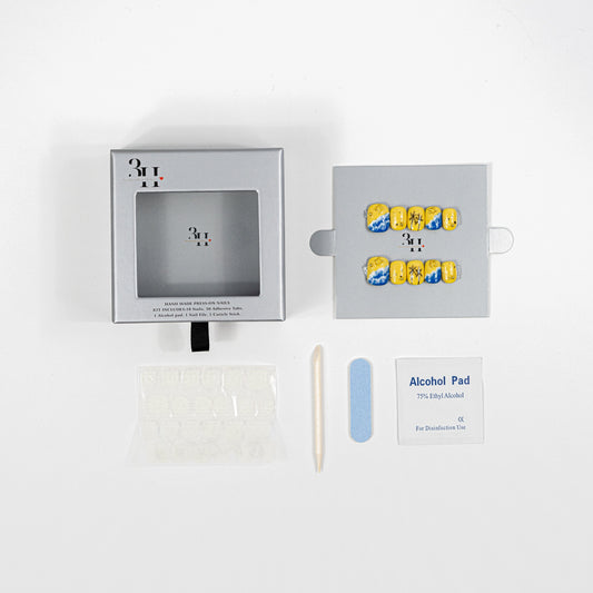 3H Luxury Handmade Press-on Nails - Sun Surf