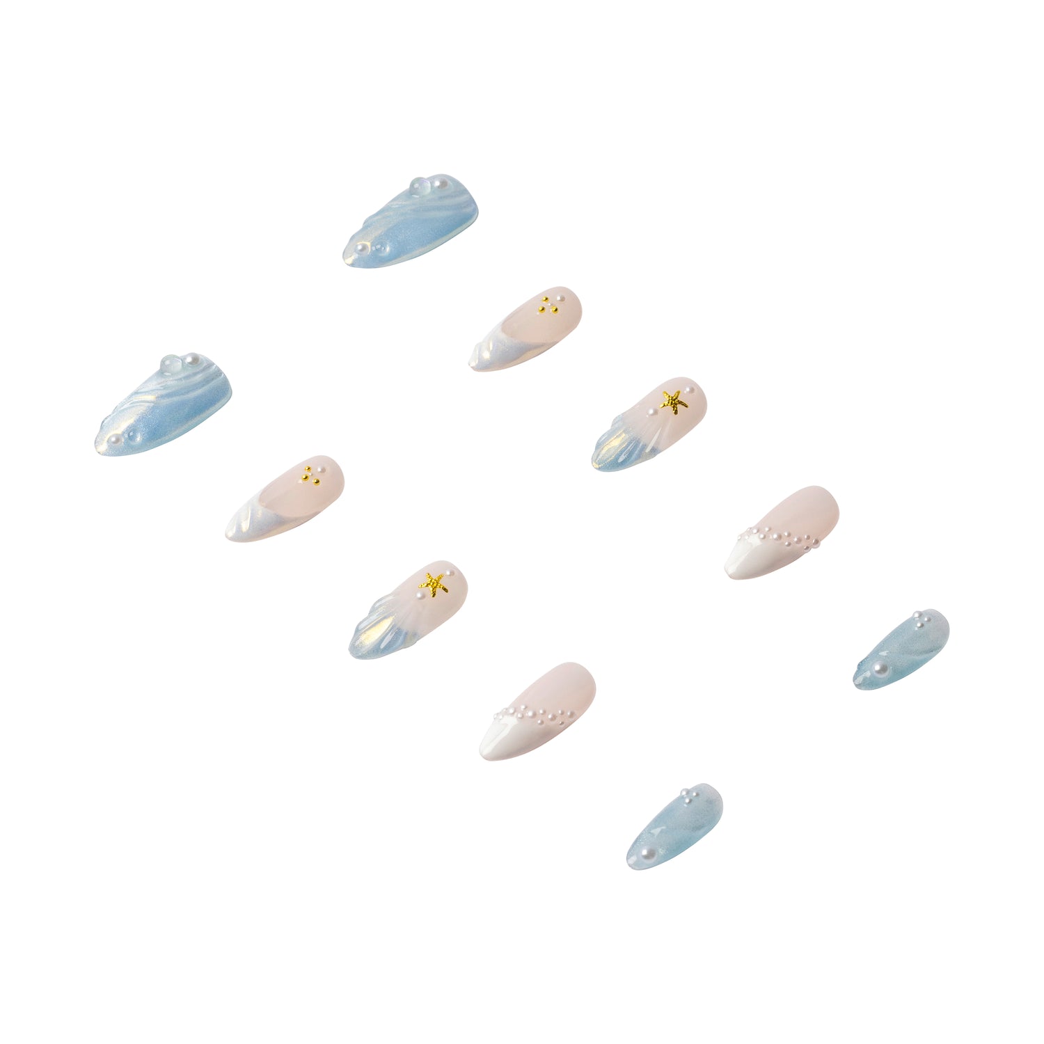 3H Luxury Handmade Press-on Nails - Starry Dreams