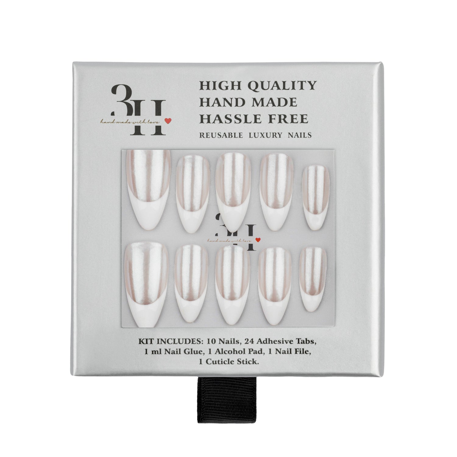 3H Luxury Handmade Press-on Nails - Classic Glam - 3H Nails