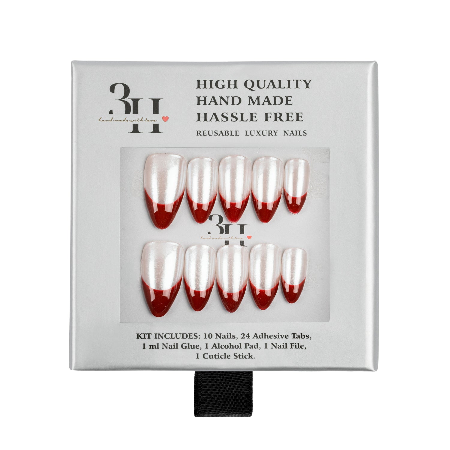 3H Luxury Handmade Press-on Nails - The Dame - 3H Nails