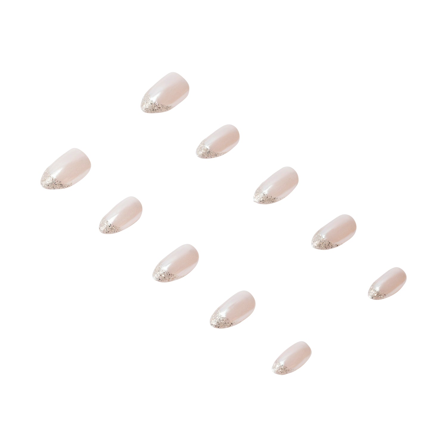 3H Luxury Handmade Press-on Nails - Silver Screen - 3H Nails