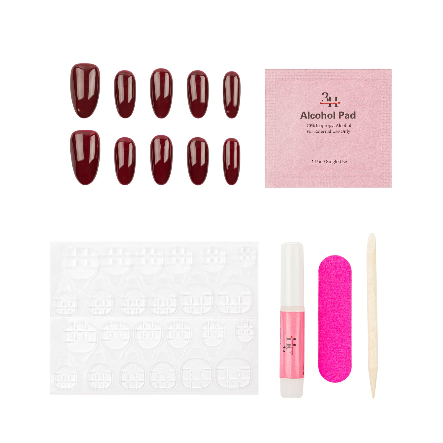 3H Luxury Handmade Press-on Nails - Femme Fatale - 3H Nails