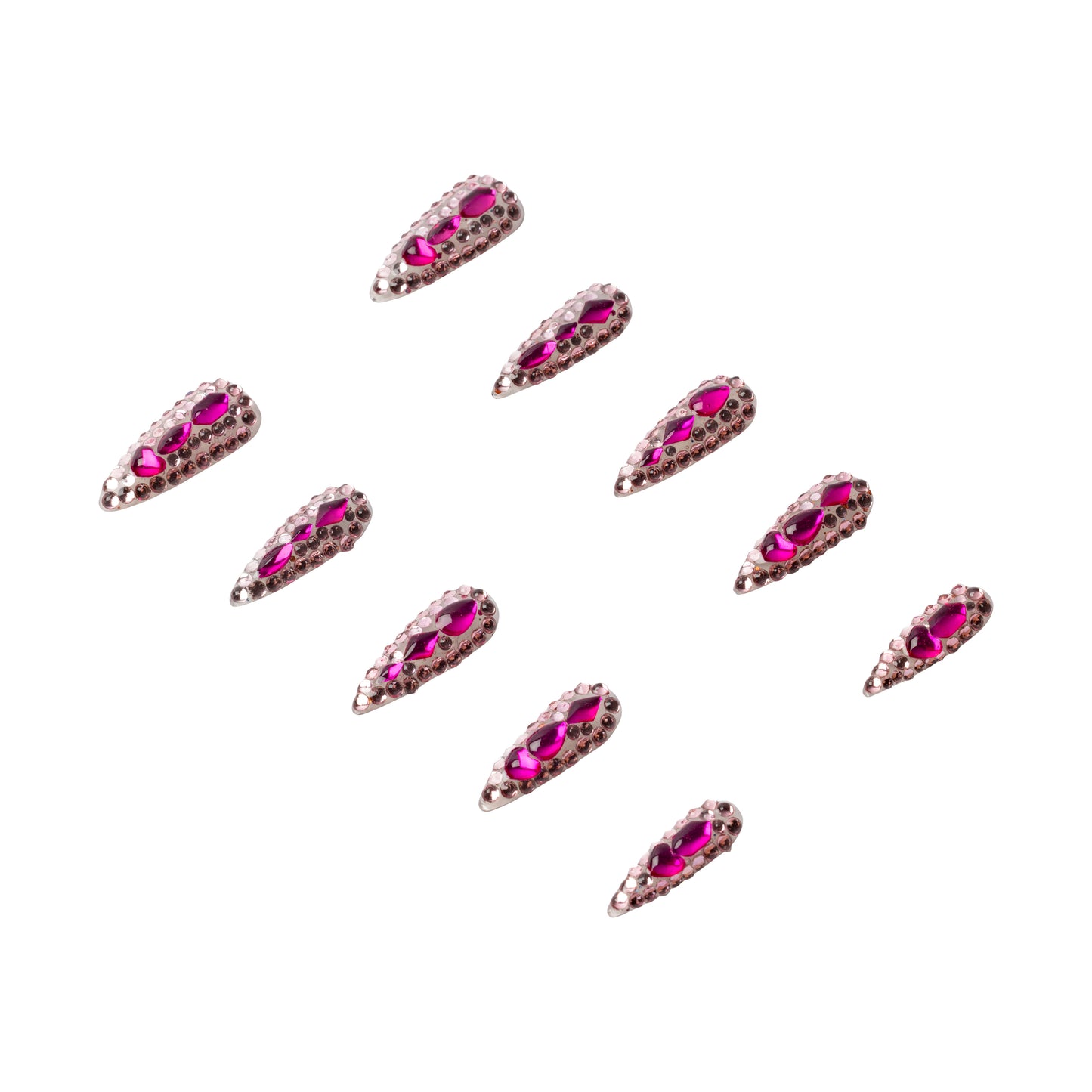 3H Luxury Handmade Press-on Nails - Diamond Diva