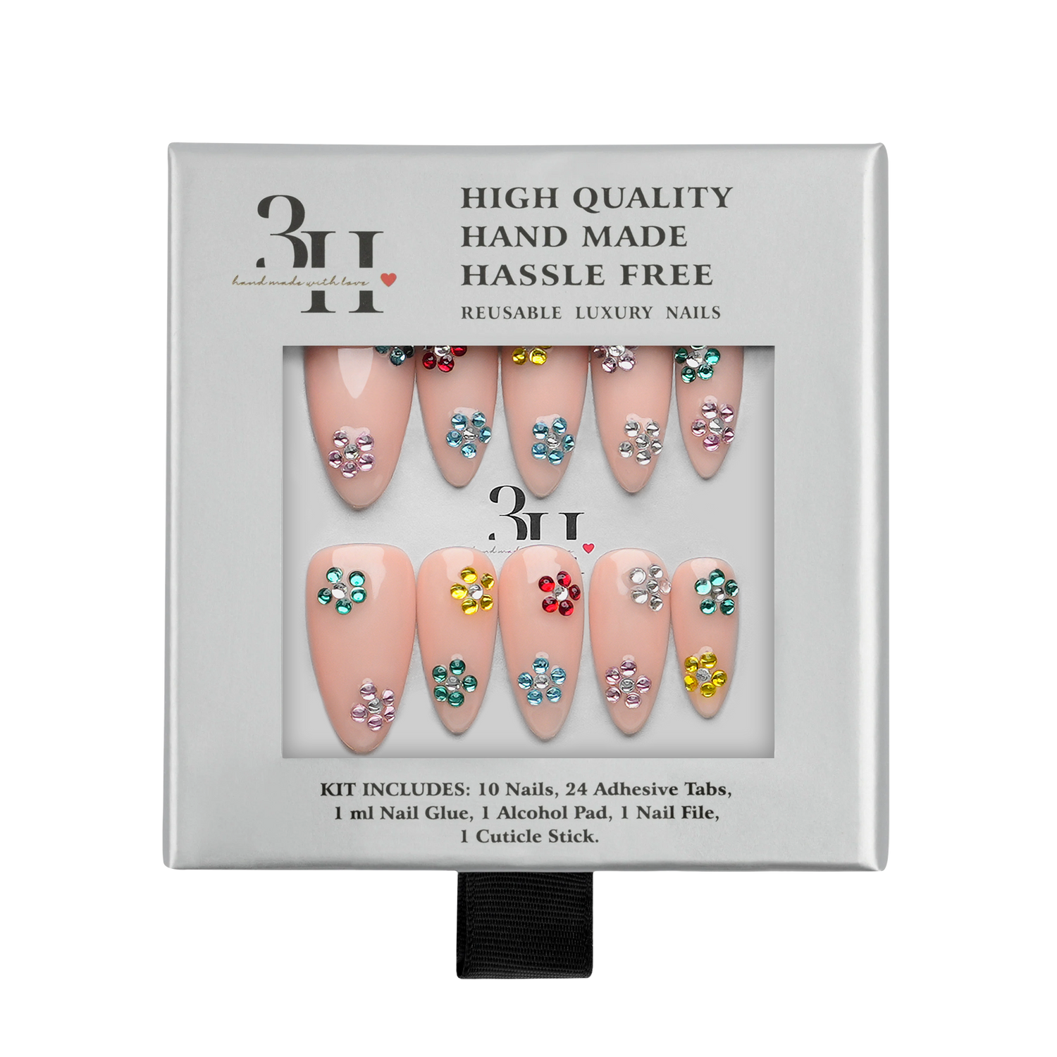 Nashville - Medium Almond Press-On Nails