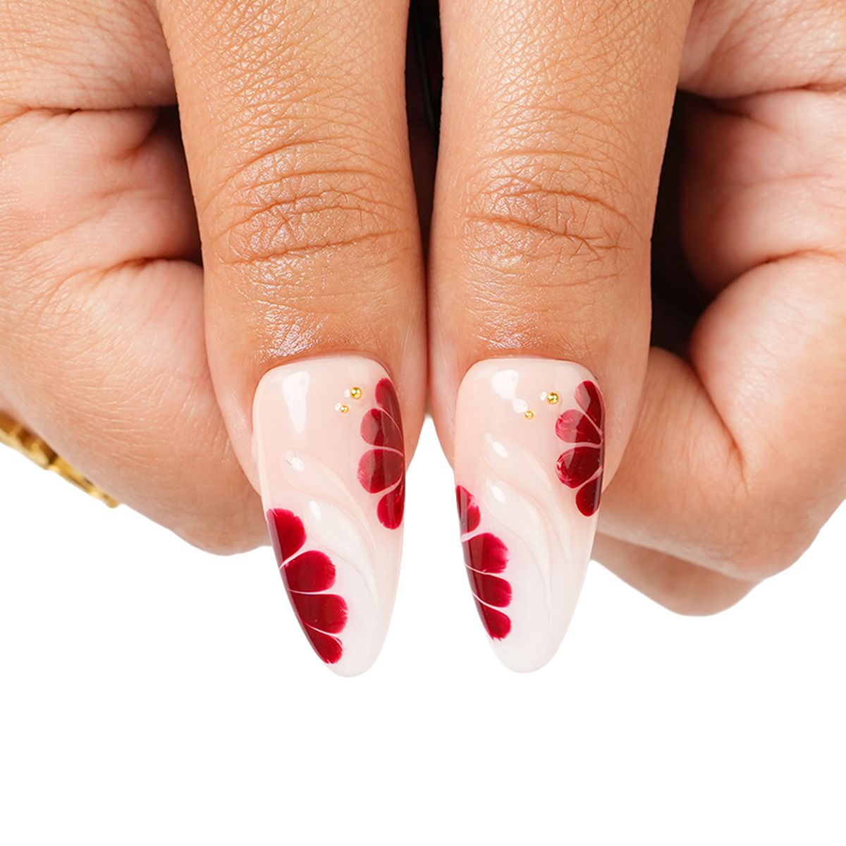 Berry Bloom - Long Almond Press-On Nails - 3H Nails