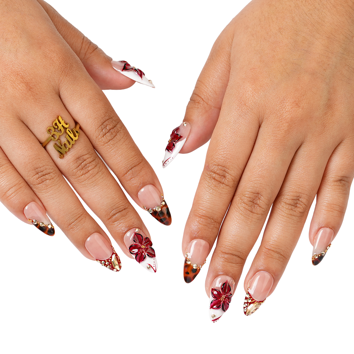 Chai - Medium Almond Press-On Nails - 3H Nails