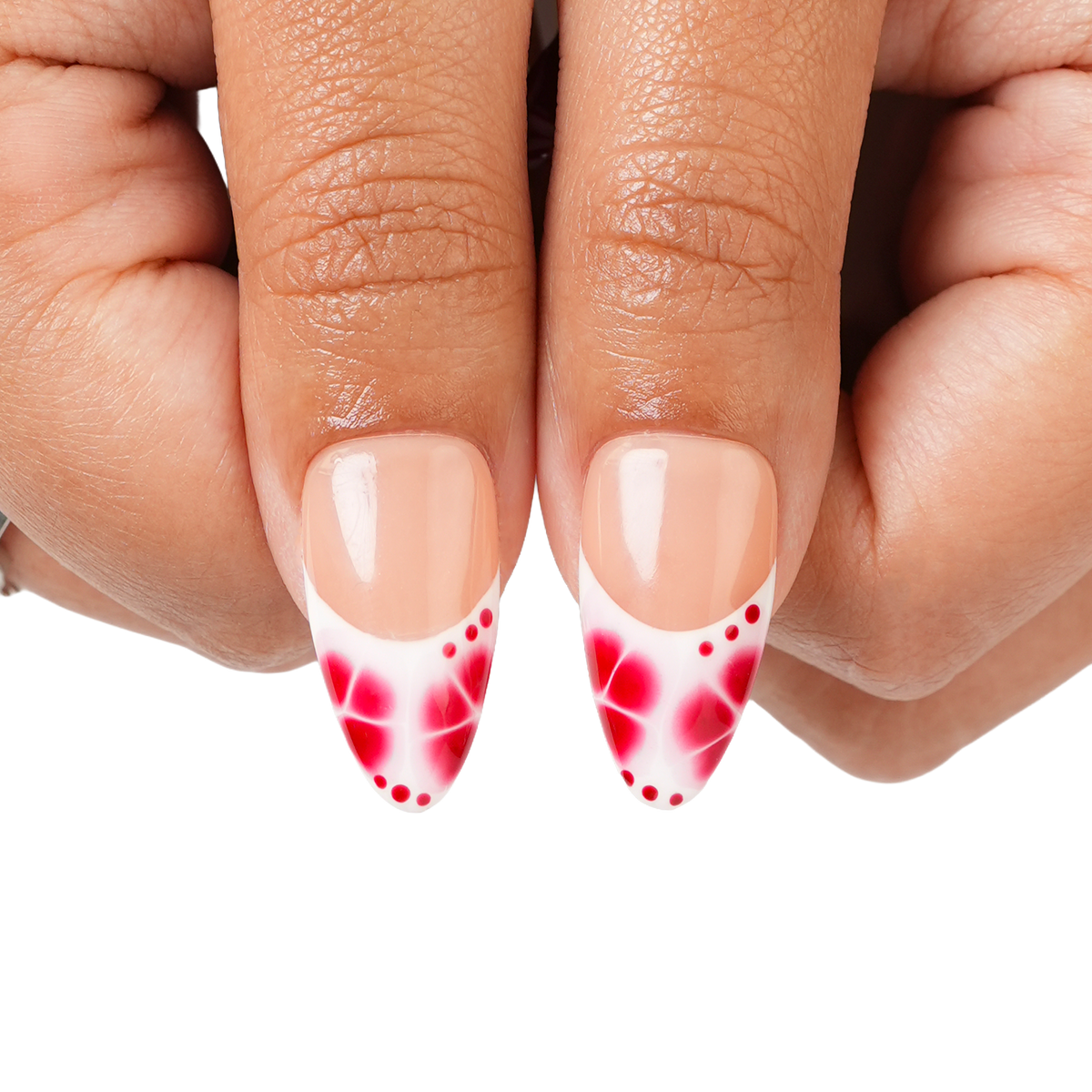 Red Velvet - Medium Almond Press-On Nails - 3H Nails