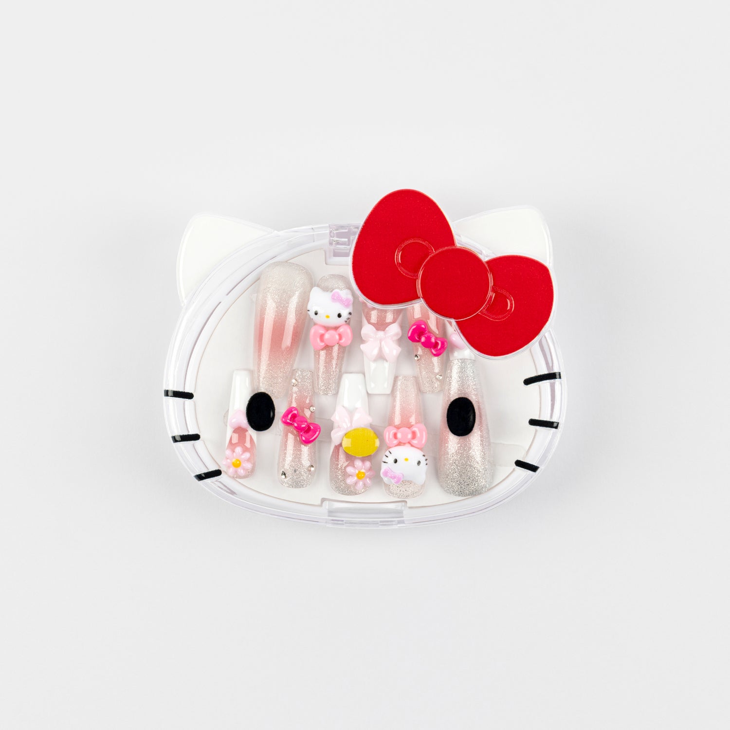 Hello Kitty 3D Luxury Handmade Press-On Nails - 3H Nails