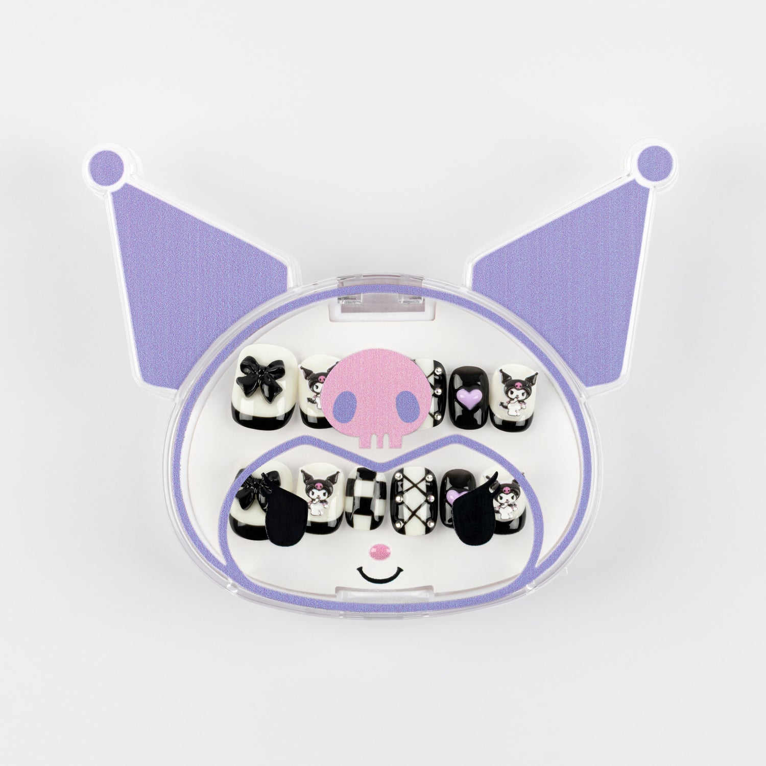 Kuromi 3D Luxury Handmade Press-On Nails - 3H Nails