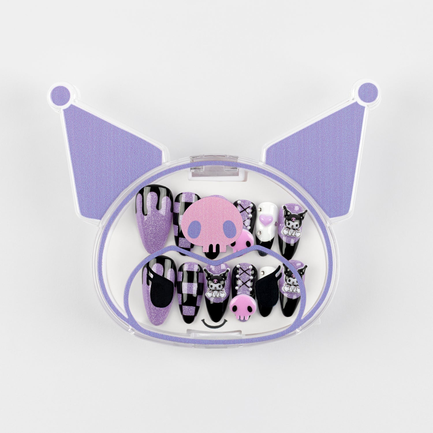 Kuromi 3D Luxury Handmade Press-On Nails - 3H Nails