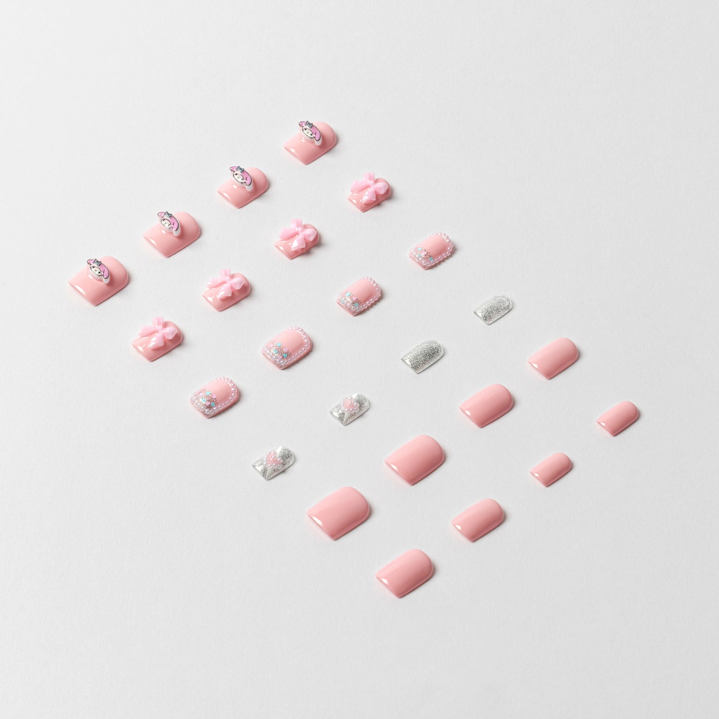 My Melody 3D Luxury Handmade Press-On Nails