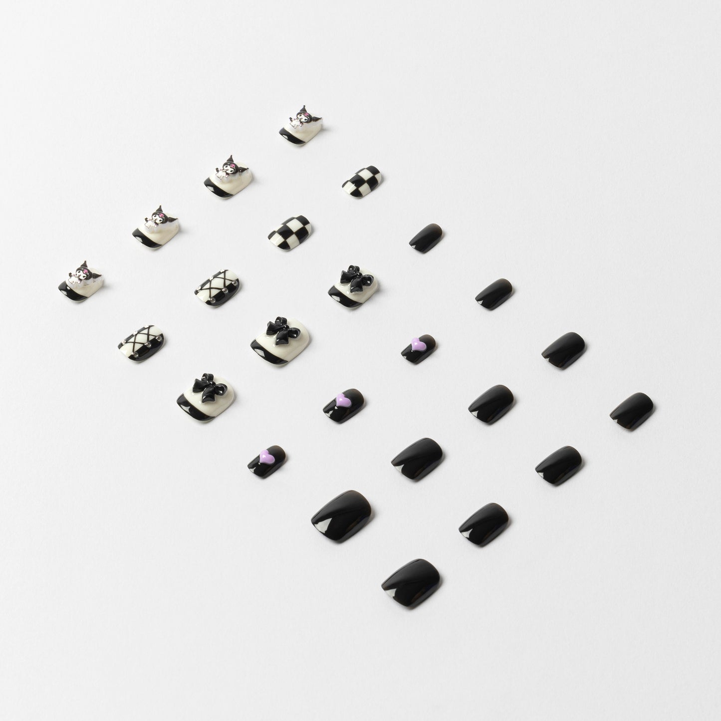 Kuromi 3D Luxury Handmade Press-On Nails