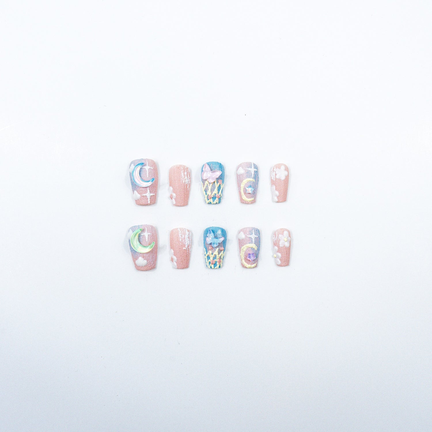 3H Luxury Handmade Press-on Nails - Celestial - 3H Nails