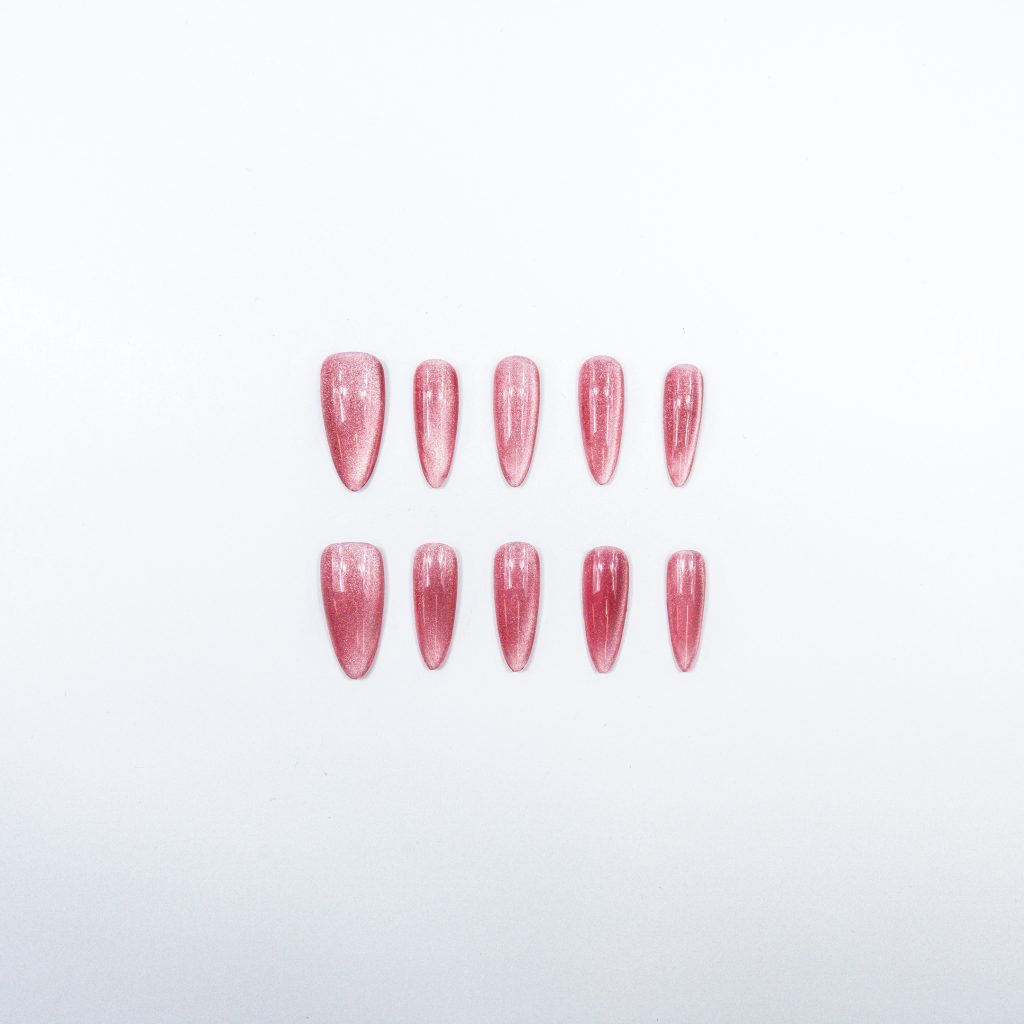 Lucid Crimson- luxury hand made press on nails