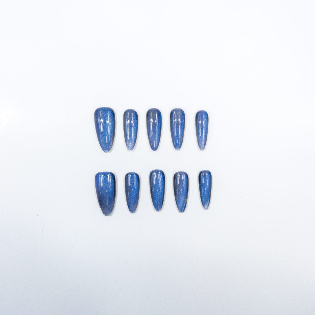 3H Luxury Handmade Press-on Nails - Lucid Azure - 3H Nails