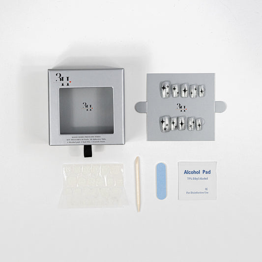 3H Luxury Handmade Press-on Nails - Stellar Silhouette