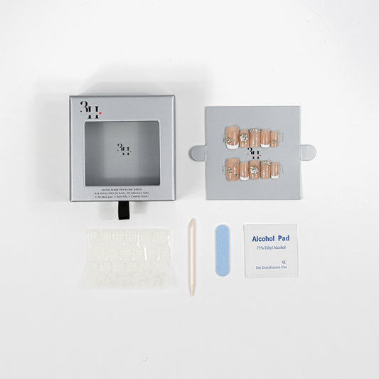 3H Luxury Handmade Press-on Nails - Chic Sheen