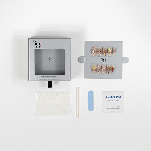 3H Luxury Handmade Press-on Nails - Cosmic Adorn Nails