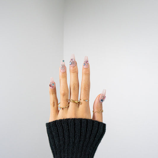 3H Luxury Handmade Press-on Nails - Glamour Glisten Nails