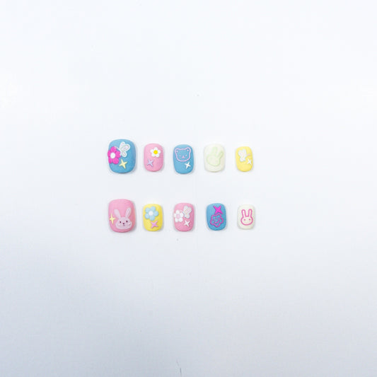 3H Luxury Handmade Press-on Nails - Spring Whimsy