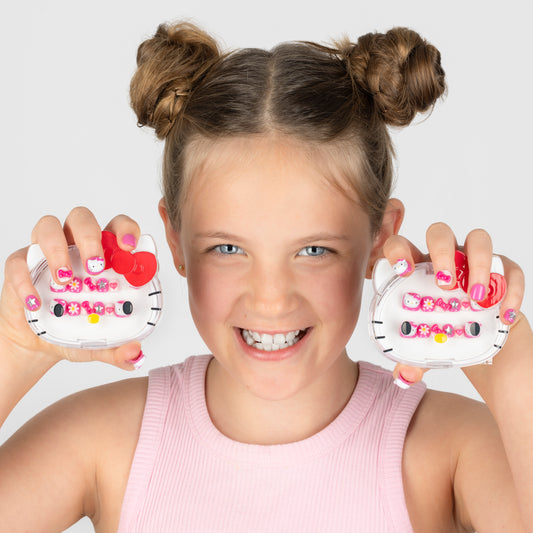 Hello Kitty Kids Luxury 3D Handmade Press-On Nails