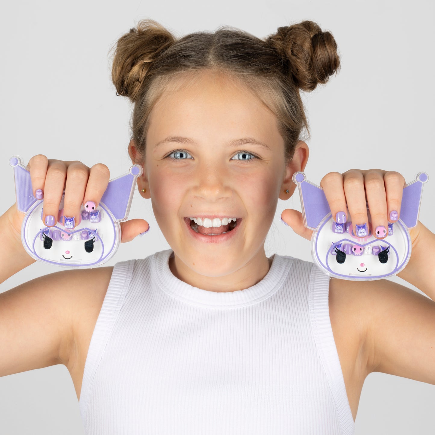 Kuromi Kids 3D Luxury Handmade Press-On Nails