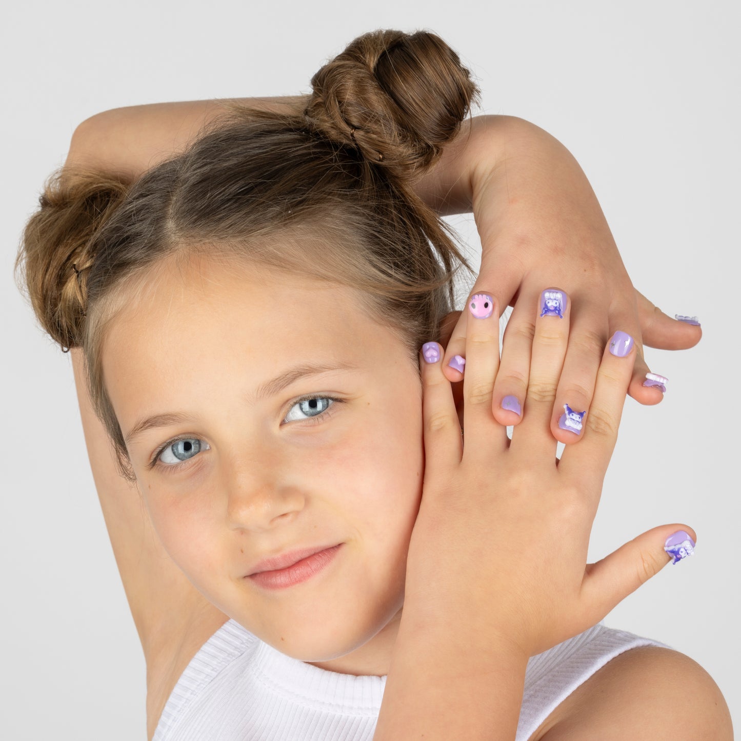 Kuromi Kids 3D Luxury Handmade Press-On Nails