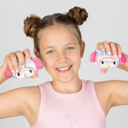 My Melody kids 3D Luxury Handmade Press-On Nails
