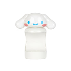 A white Cinnamoroll-themed UV Lamp, , featuring a glossy white body and a character head with blue eyes, pink cheeks, and a blue wavy mouth on top.