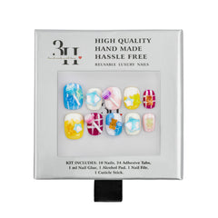 3H Luxury Handmade Press-on Nails - Candy Coat - 3H Nails