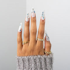 3H Luxury Handmade Press-on Nails - Midnight Spark - 3H Nails