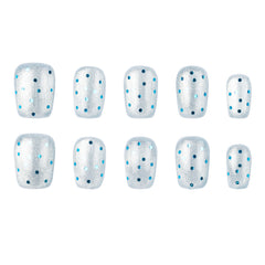 Handmade 3H Nails luxury press-on nails in design 1114, showcasing a stylish and elegant nail art on natural nails.