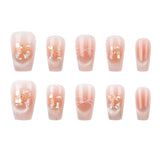 3H Luxury Handmade Press-on Nails - Rosy Glow - 3H Nails