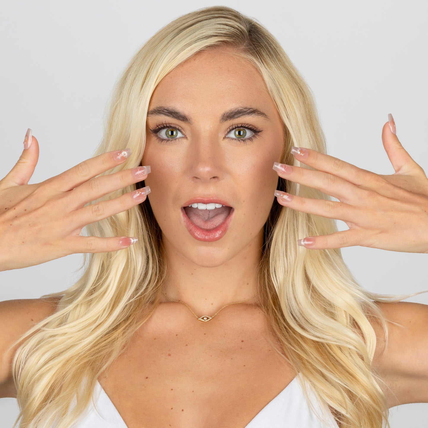 3H Luxury Handmade Press-on Nails - Rosy Glow